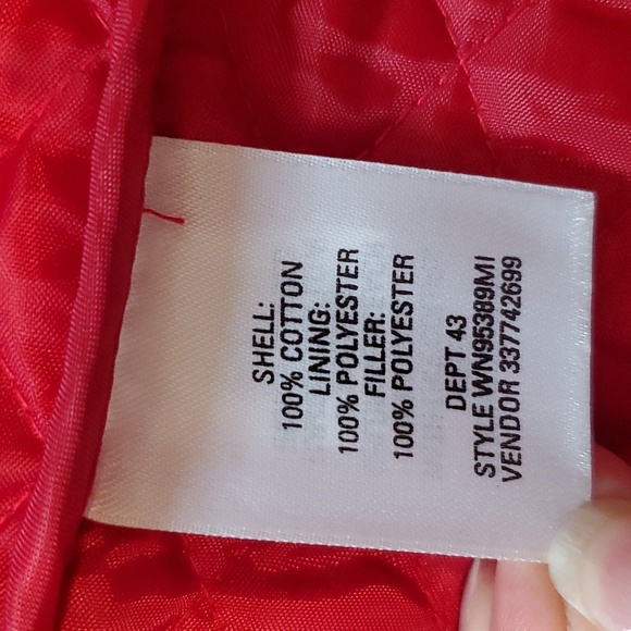 Red Quilted Jacket - Picture 8 of 8